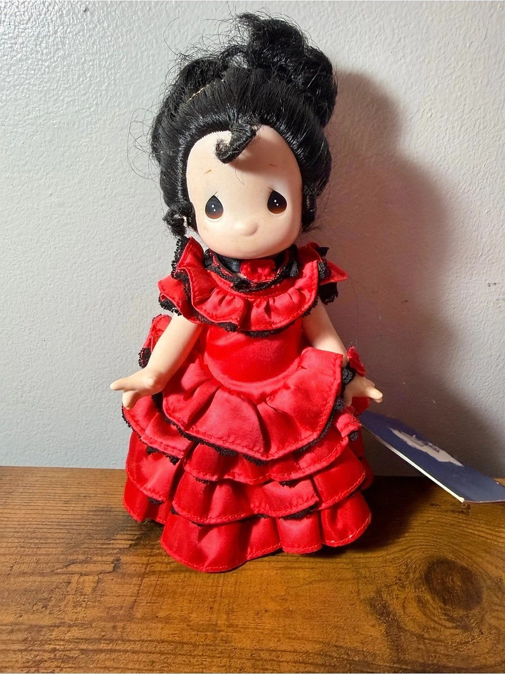Vintage 1990 Precious Moments Children of the World Maria Spanish Doll 9" Tag